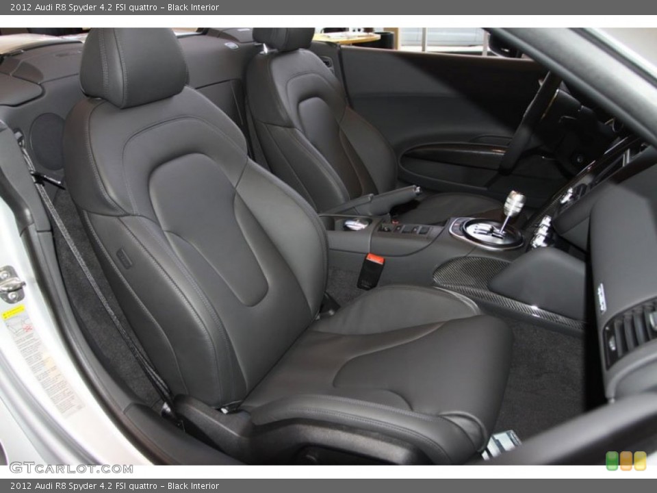 Black Interior Photo for the 2012 Audi R8 Spyder 4.2 FSI quattro #71355779