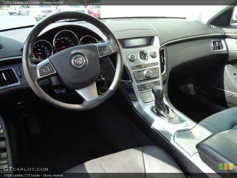Ebony Interior Dashboard for the 2009 Cadillac CTS Sedan #71362721