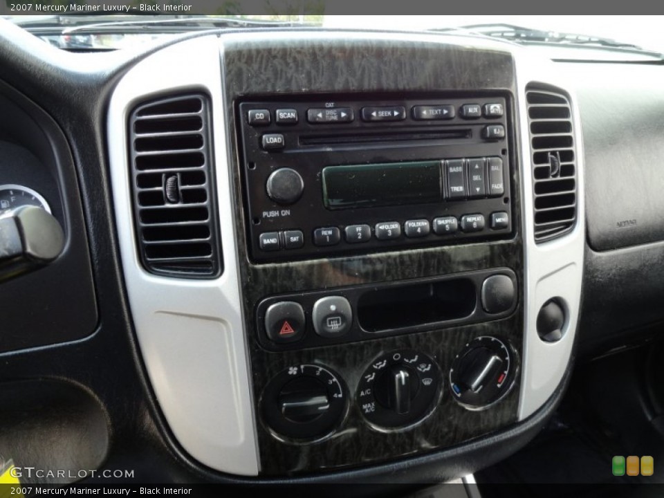 Black Interior Controls for the 2007 Mercury Mariner Luxury #71363009