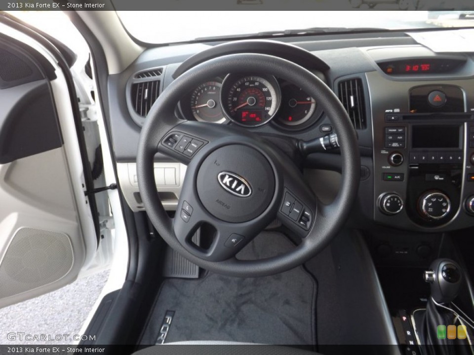 Stone Interior Steering Wheel for the 2013 Kia Forte EX #71363739