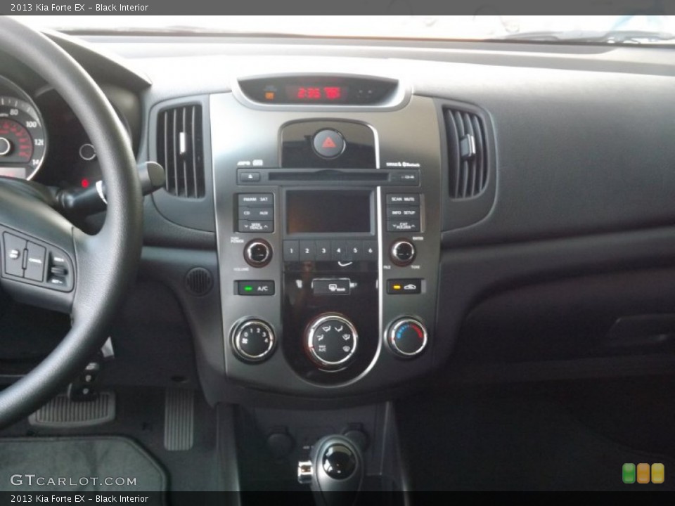 Black Interior Controls for the 2013 Kia Forte EX #71363903