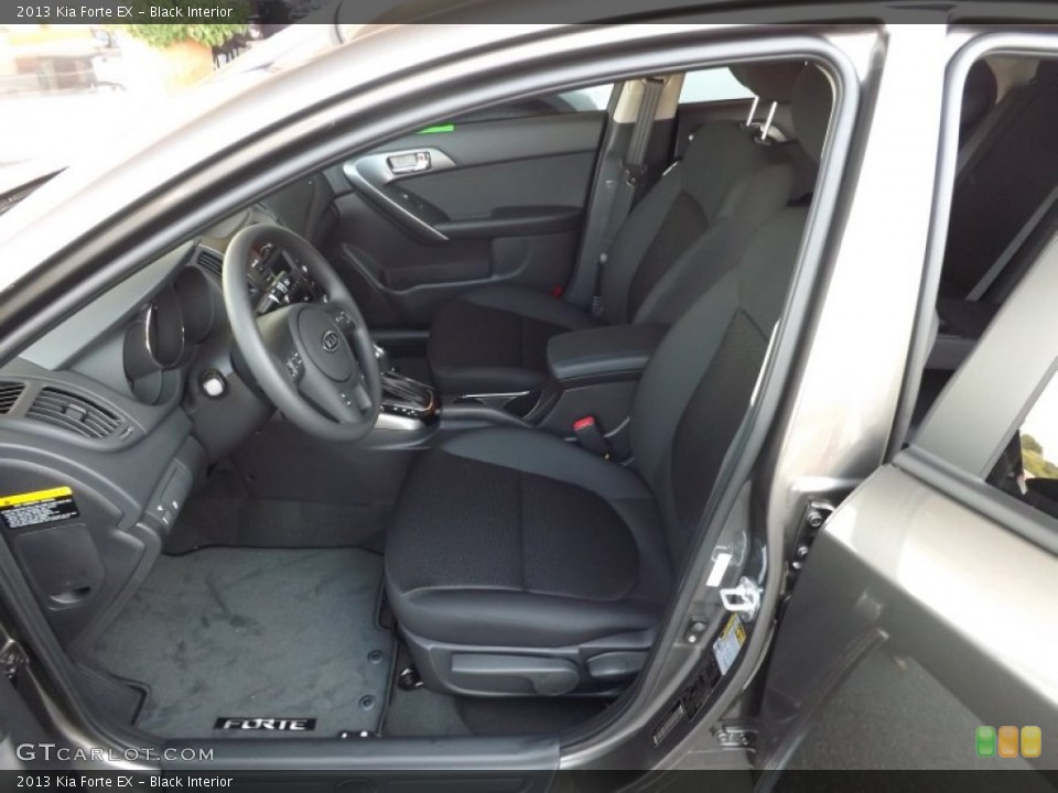 Black Interior Front Seat for the 2013 Kia Forte EX #71363921