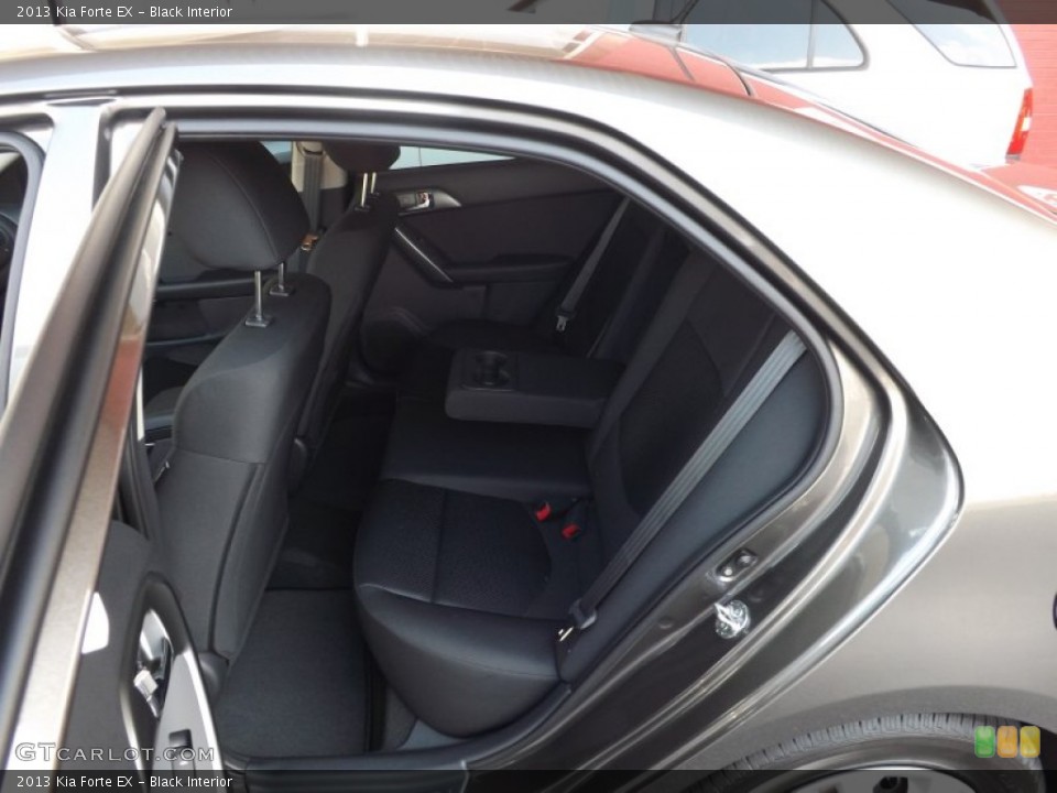 Black Interior Rear Seat for the 2013 Kia Forte EX #71363930