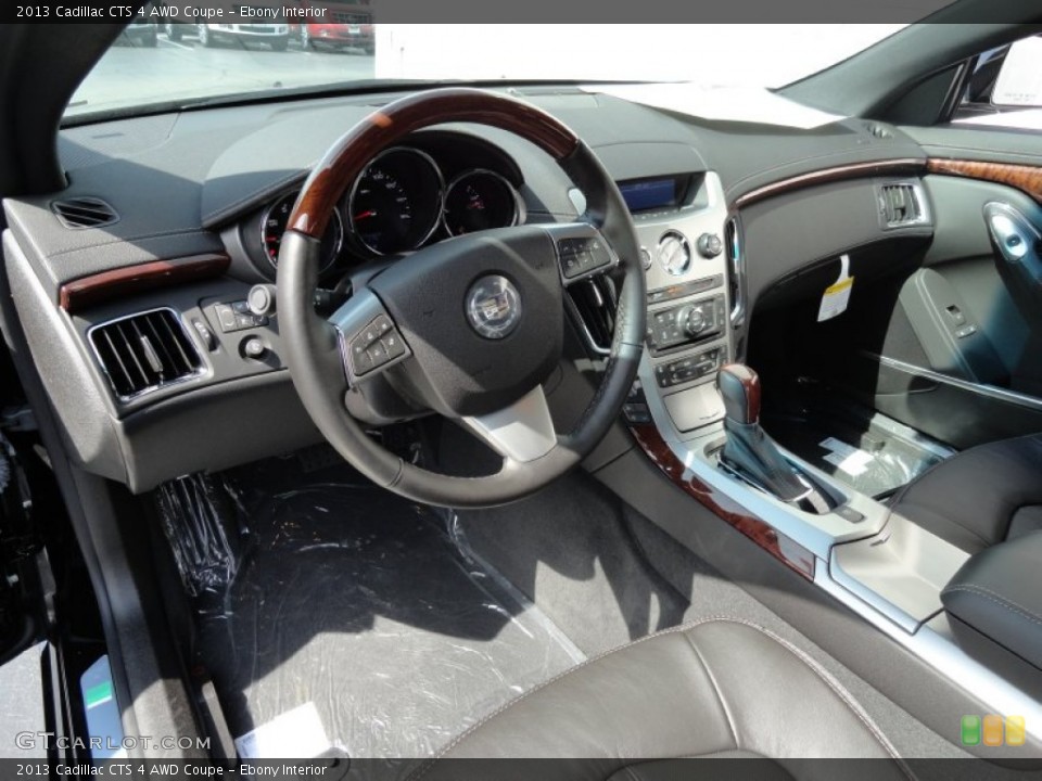 Ebony Interior Prime Interior for the 2013 Cadillac CTS 4 AWD Coupe #71364500
