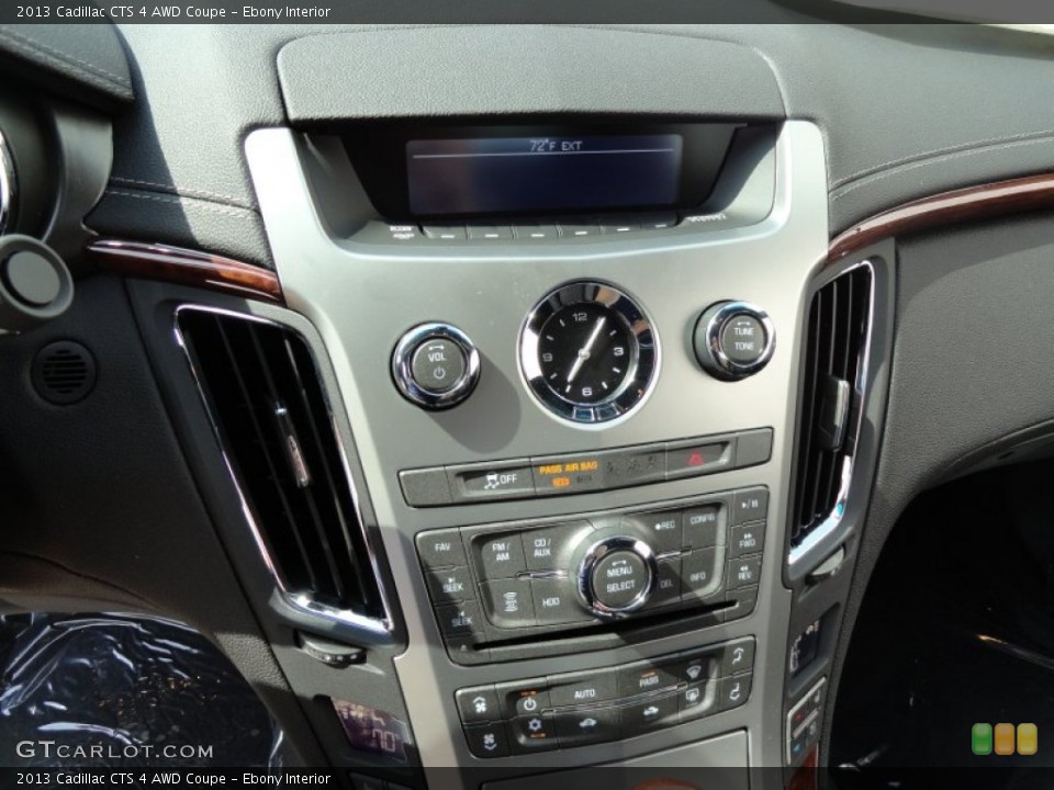 Ebony Interior Controls for the 2013 Cadillac CTS 4 AWD Coupe #71364566