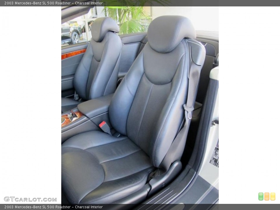 Charcoal Interior Front Seat for the 2003 Mercedes-Benz SL 500 Roadster #71366083