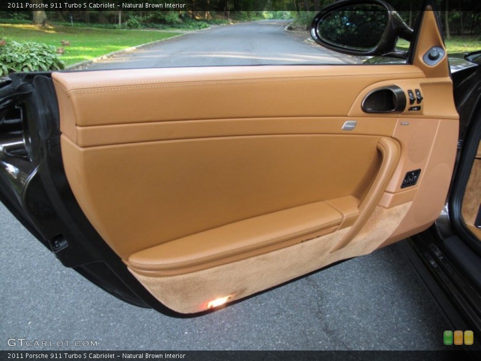 Natural Brown Interior Door Panel for the 2011 Porsche 911 Turbo S Cabriolet #71367956