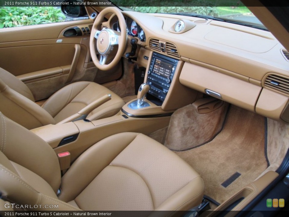Natural Brown Interior Photo for the 2011 Porsche 911 Turbo S Cabriolet #71367968