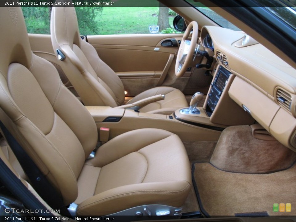 Natural Brown Interior Photo for the 2011 Porsche 911 Turbo S Cabriolet #71367971