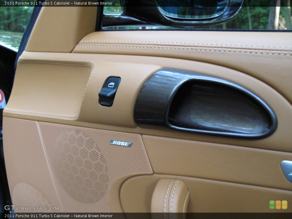 Natural Brown Interior Controls for the 2011 Porsche 911 Turbo S Cabriolet #71368007