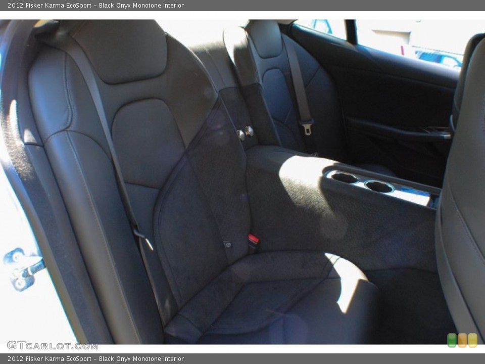 Black Onyx Monotone Interior Rear Seat for the 2012 Fisker Karma EcoSport #71370311