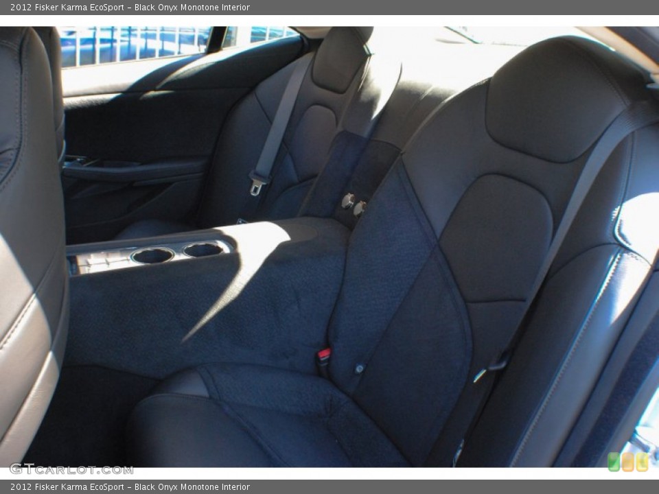 Black Onyx Monotone Interior Rear Seat for the 2012 Fisker Karma EcoSport #71370337