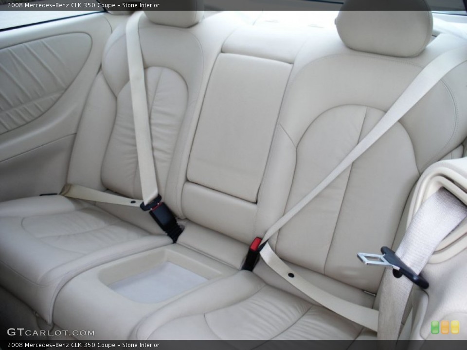 Stone Interior Rear Seat for the 2008 Mercedes-Benz CLK 350 Coupe #71370642