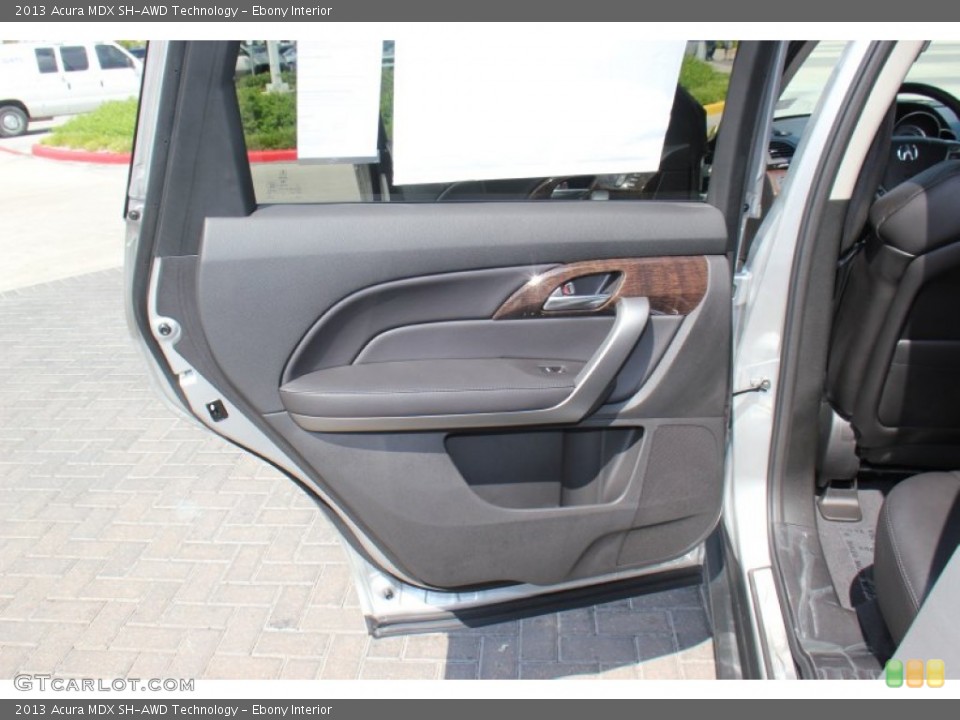 Ebony Interior Door Panel for the 2013 Acura MDX SH-AWD Technology #71374909