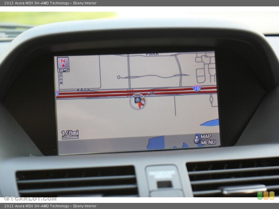 Ebony Interior Navigation for the 2013 Acura MDX SH-AWD Technology #71375002