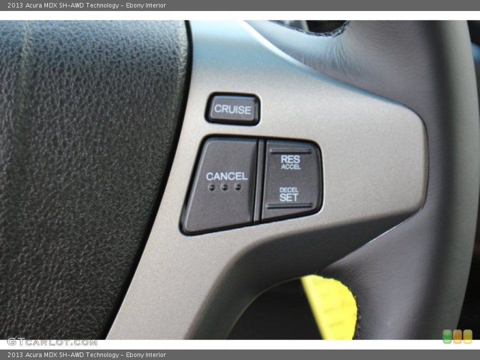Ebony Interior Controls for the 2013 Acura MDX SH-AWD Technology #71375041
