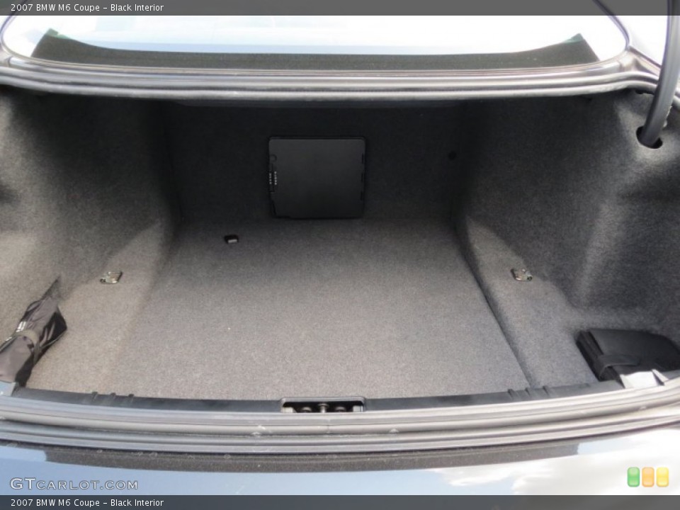 Black Interior Trunk for the 2007 BMW M6 Coupe #71376331