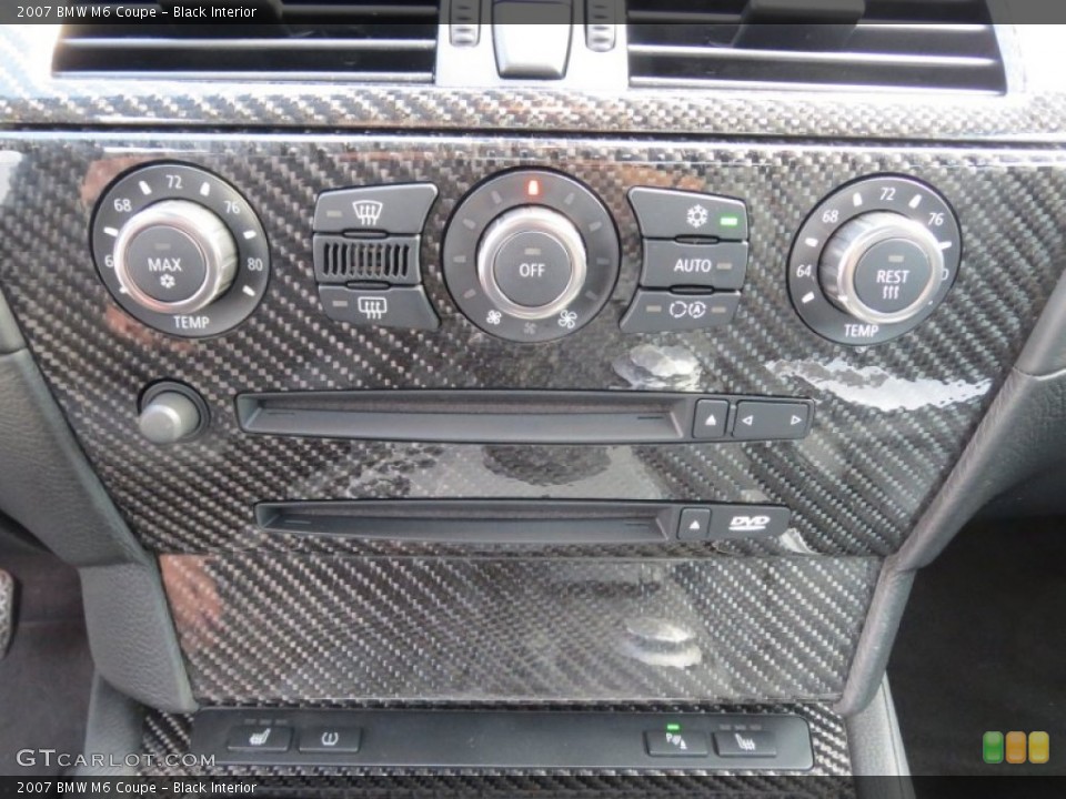 Black Interior Controls for the 2007 BMW M6 Coupe #71376382