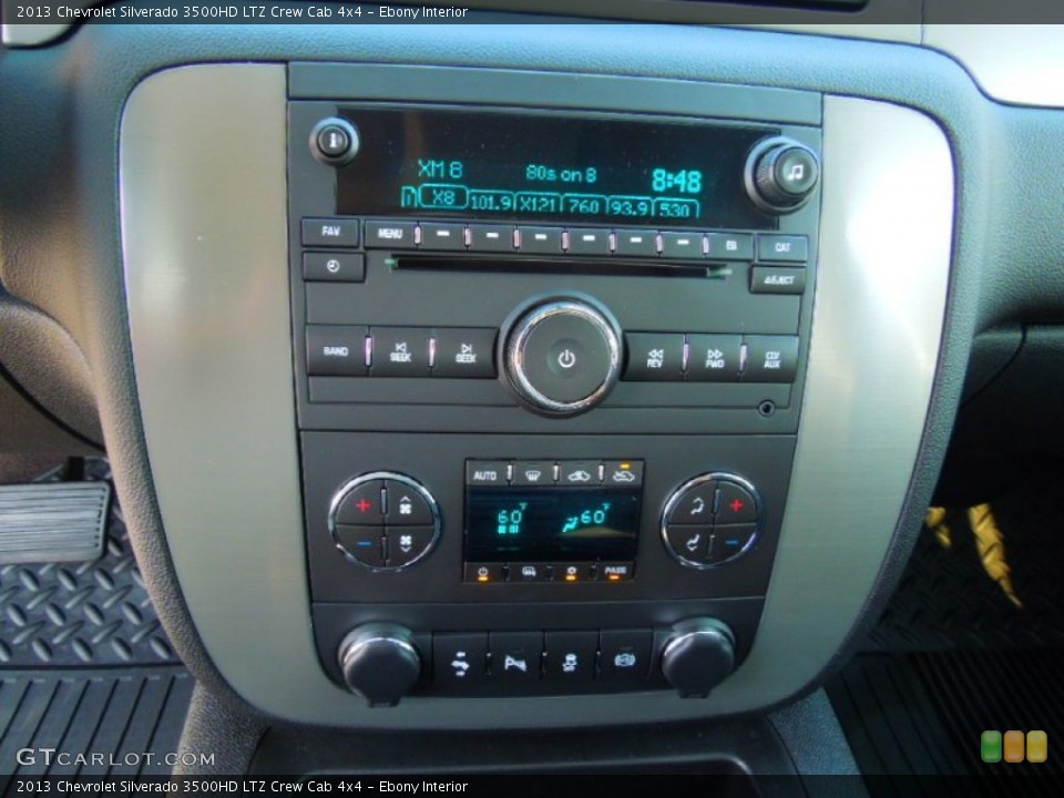 Ebony Interior Controls for the 2013 Chevrolet Silverado 3500HD LTZ Crew Cab 4x4 #71377624