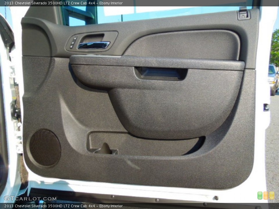 Ebony Interior Door Panel for the 2013 Chevrolet Silverado 3500HD LTZ Crew Cab 4x4 #71377690
