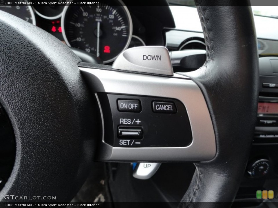 Black Interior Controls for the 2008 Mazda MX-5 Miata Sport Roadster #71378050