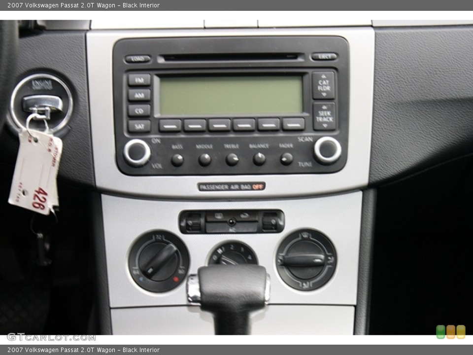 Black Interior Controls for the 2007 Volkswagen Passat 2.0T Wagon #71378602