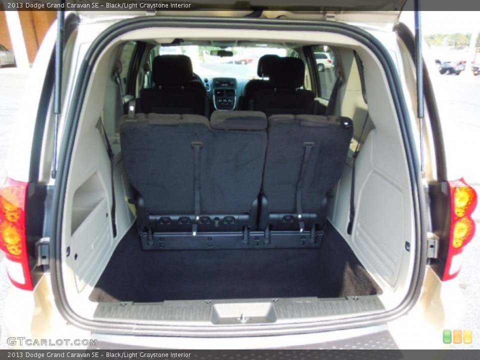 Black/Light Graystone Interior Trunk for the 2013 Dodge Grand Caravan SE #71378605