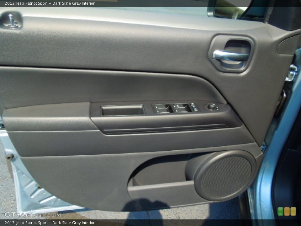 Dark Slate Gray Interior Door Panel for the 2013 Jeep Patriot Sport #71378860