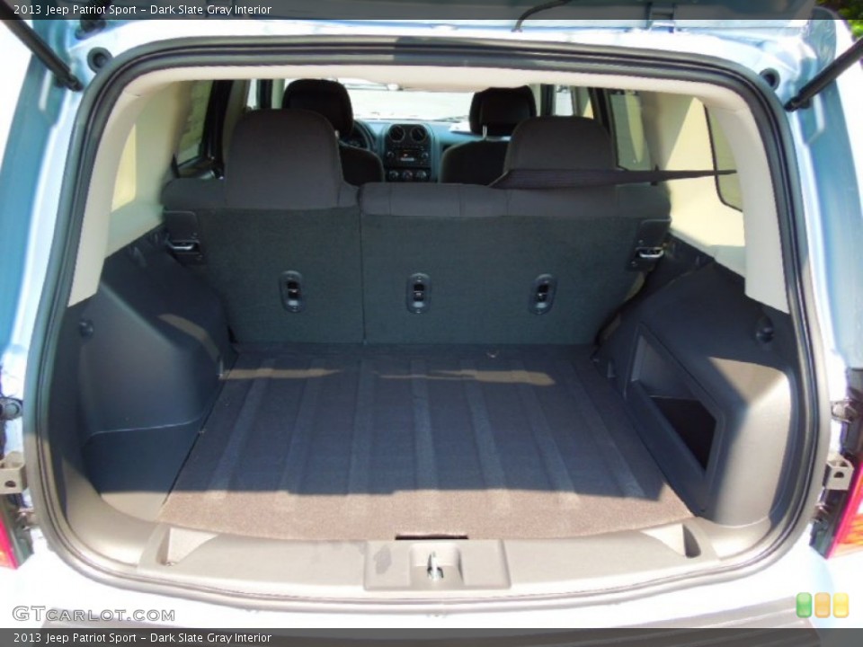 Dark Slate Gray Interior Trunk for the 2013 Jeep Patriot Sport #71378907