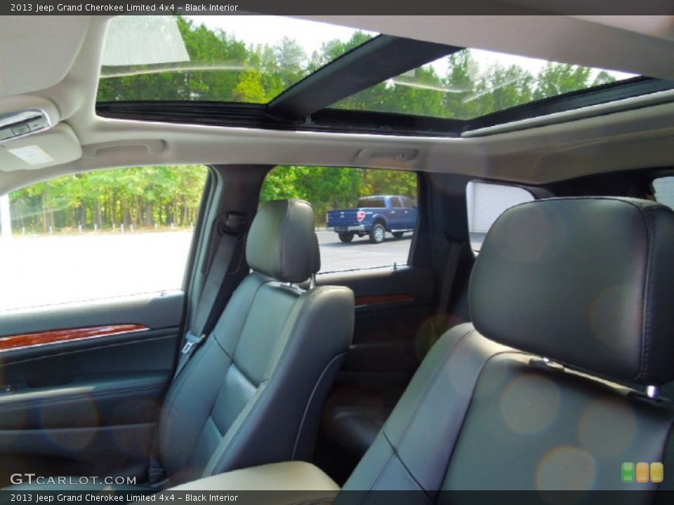Black Interior Sunroof for the 2013 Jeep Grand Cherokee Limited 4x4 #71379010