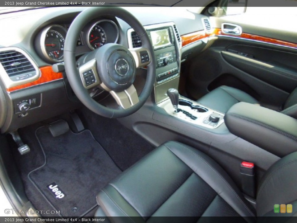 Black Interior Prime Interior for the 2013 Jeep Grand Cherokee Limited 4x4 #71379118