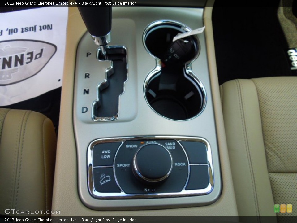 Black/Light Frost Beige Interior Transmission for the 2013 Jeep Grand Cherokee Limited 4x4 #71379193