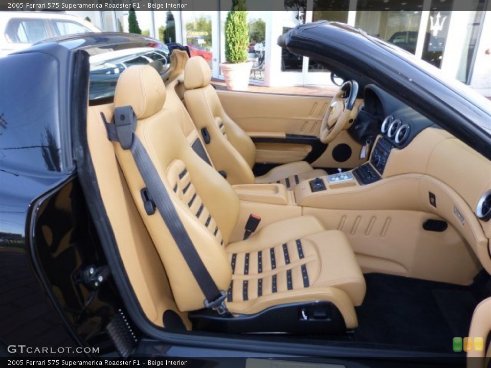 Beige Interior Photo for the 2005 Ferrari 575 Superamerica Roadster F1 #71380777