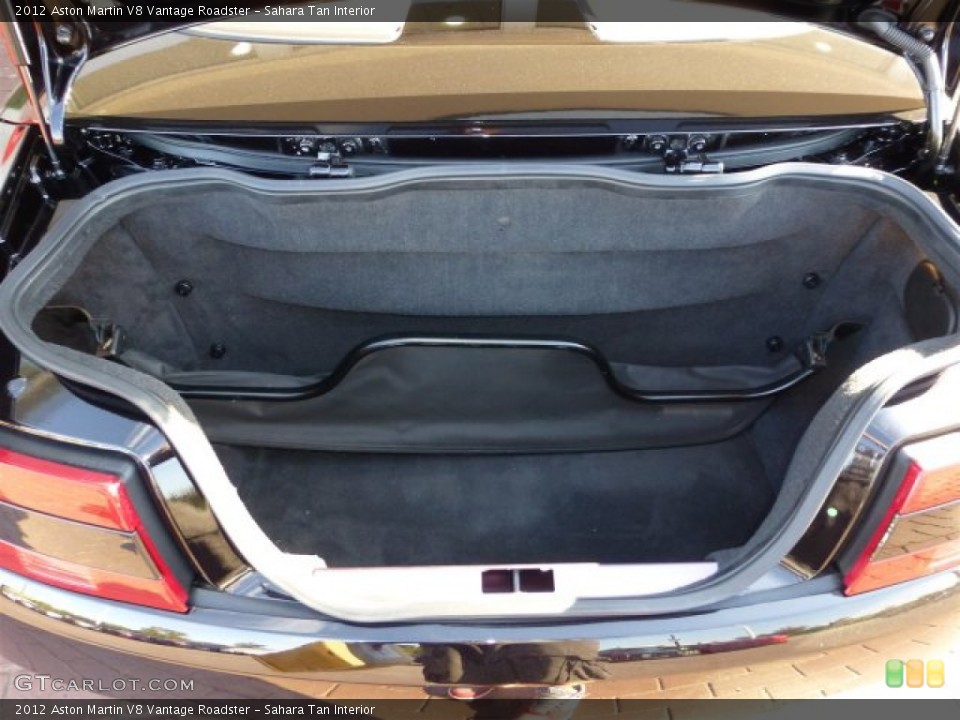 Sahara Tan Interior Trunk for the 2012 Aston Martin V8 Vantage Roadster #71380846