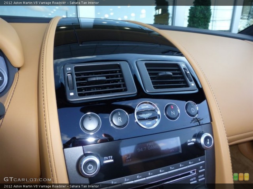Sahara Tan Interior Controls for the 2012 Aston Martin V8 Vantage Roadster #71380909