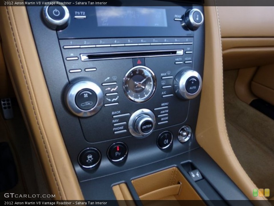 Sahara Tan Interior Controls for the 2012 Aston Martin V8 Vantage Roadster #71380915