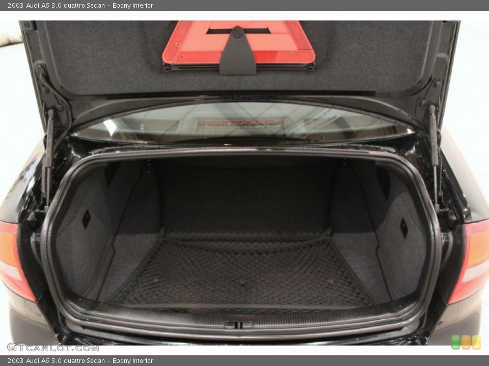 Ebony Interior Trunk for the 2003 Audi A6 3.0 quattro Sedan #71381539