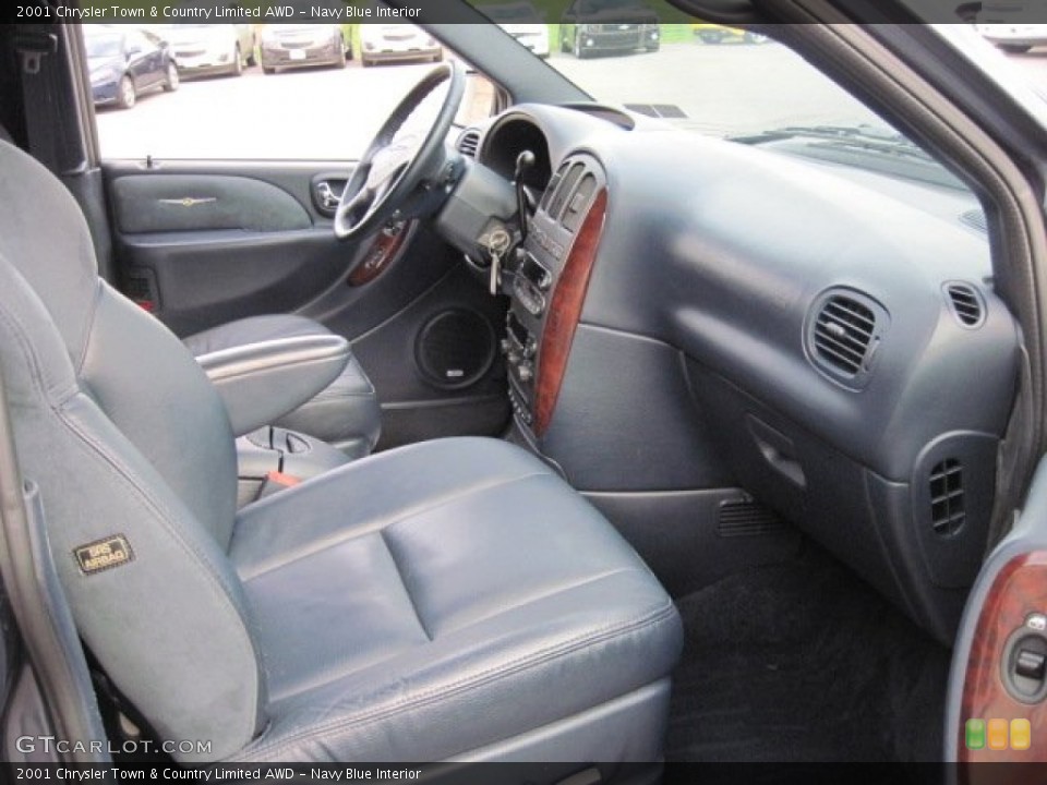 Navy Blue Interior Photo for the 2001 Chrysler Town & Country Limited AWD #71382832