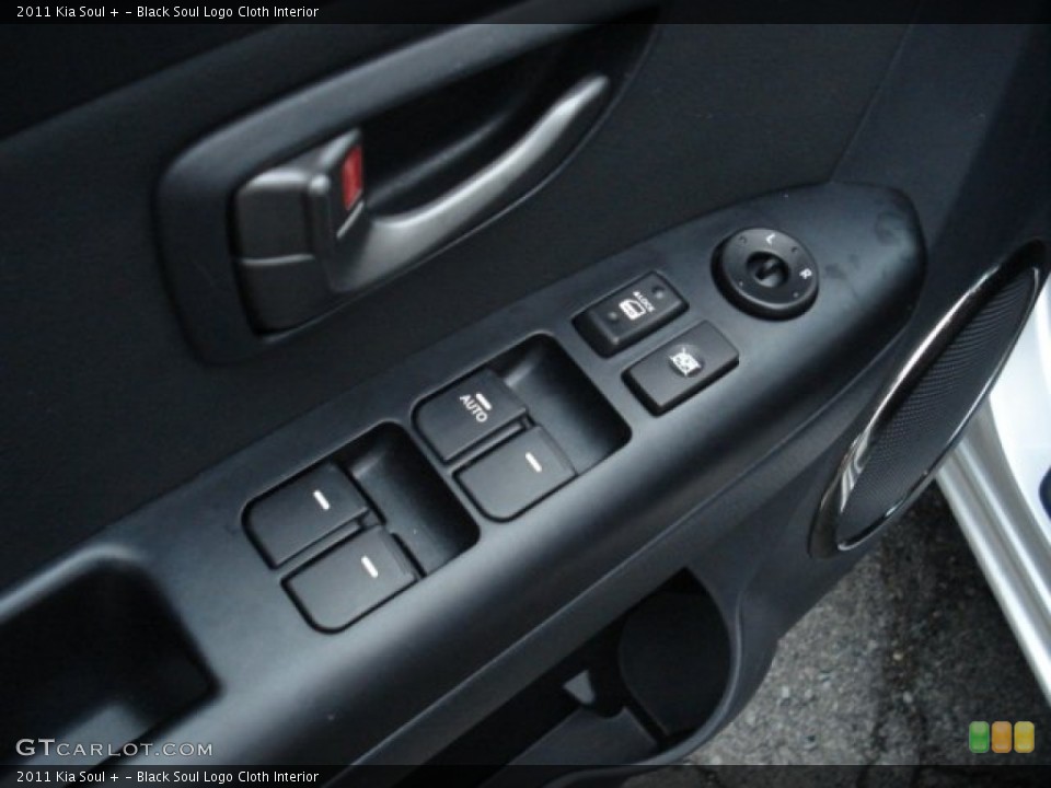 Black Soul Logo Cloth Interior Controls for the 2011 Kia Soul + #71385018