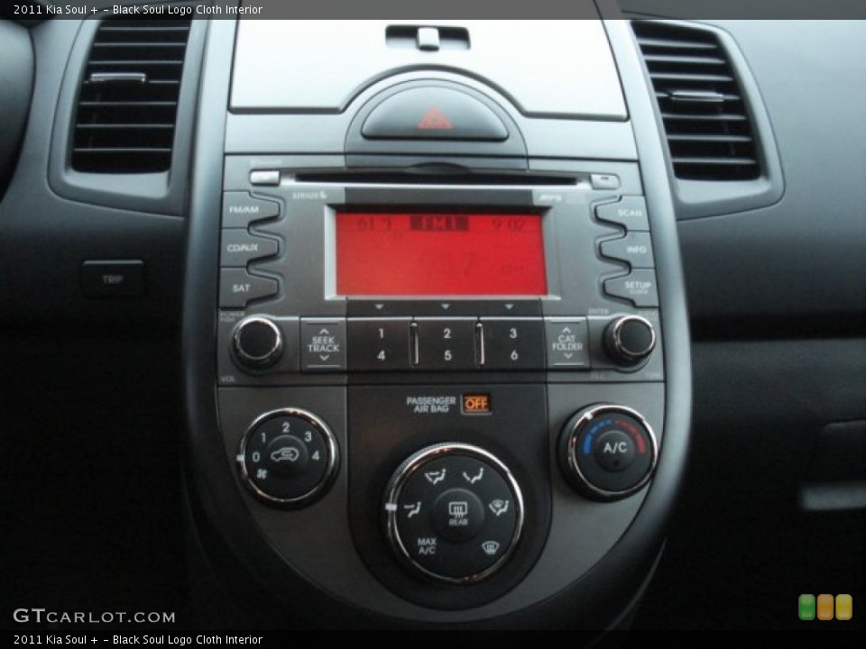 Black Soul Logo Cloth Interior Controls for the 2011 Kia Soul + #71385025