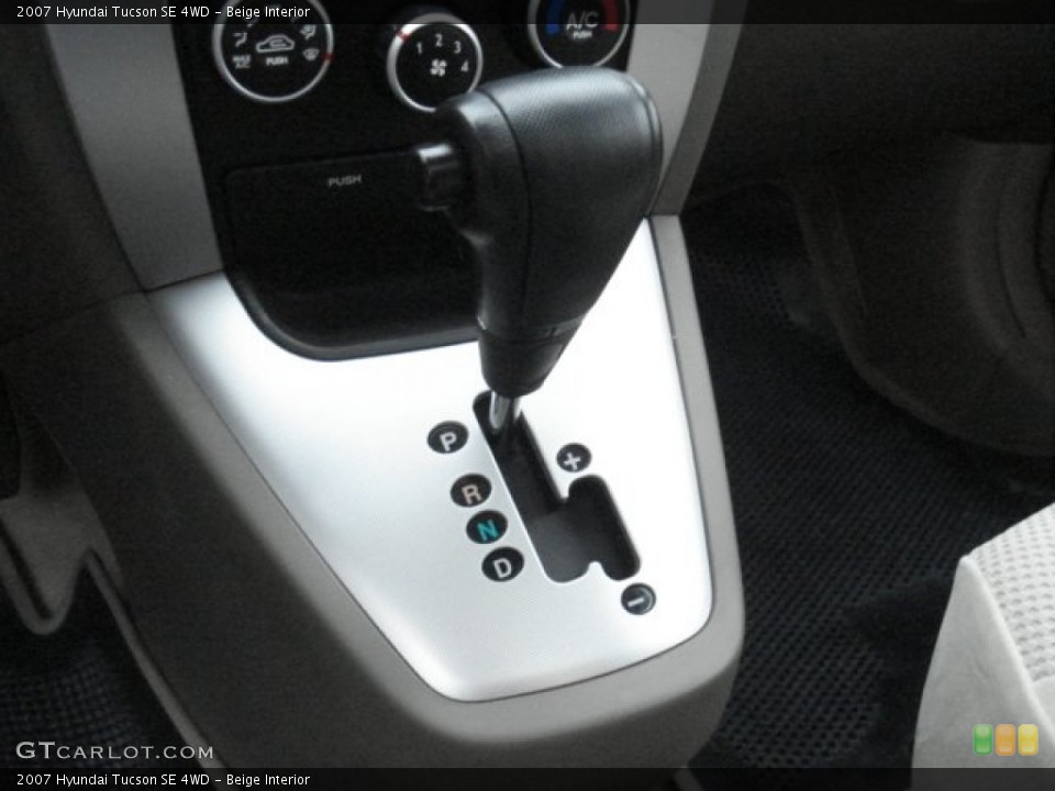 Beige Interior Transmission for the 2007 Hyundai Tucson SE 4WD #71385271