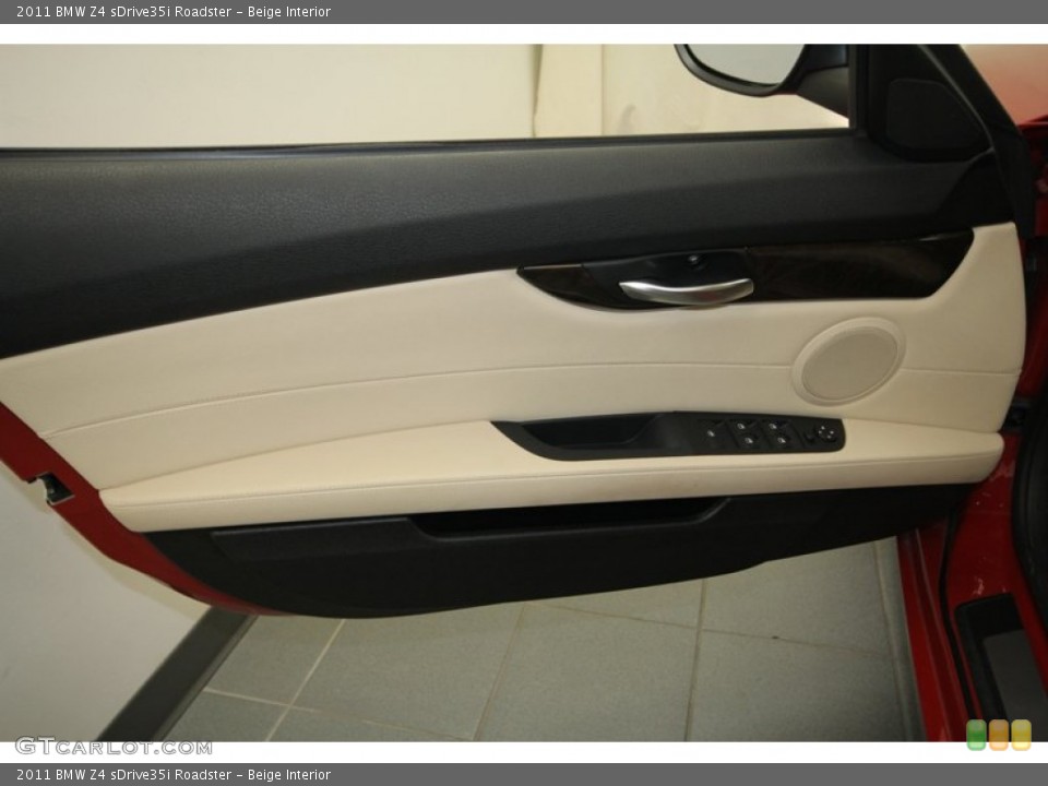 Beige Interior Door Panel for the 2011 BMW Z4 sDrive35i Roadster #71385424