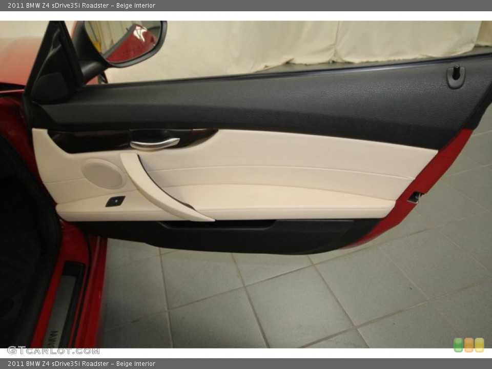 Beige Interior Door Panel for the 2011 BMW Z4 sDrive35i Roadster #71385559