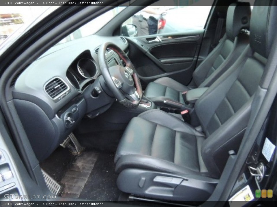 Titan Black Leather Interior Photo for the 2010 Volkswagen GTI 4 Door #71386381