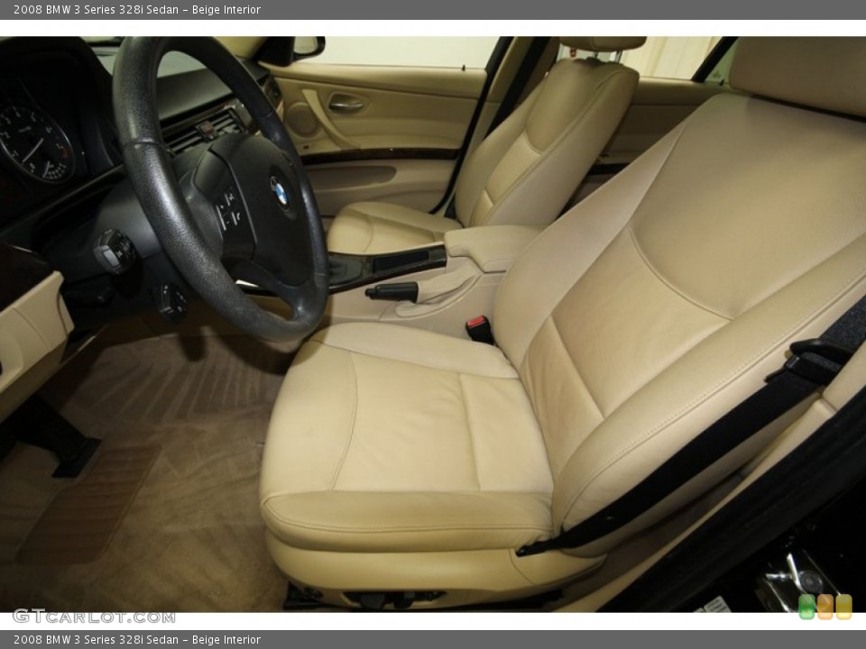 Beige Interior Front Seat for the 2008 BMW 3 Series 328i Sedan #71387131