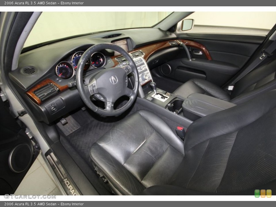 Ebony Interior Prime Interior for the 2006 Acura RL 3.5 AWD Sedan #71387956
