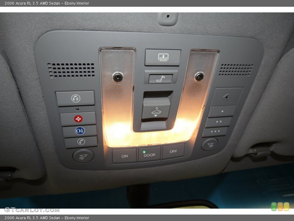 Ebony Interior Controls for the 2006 Acura RL 3.5 AWD Sedan #71387998