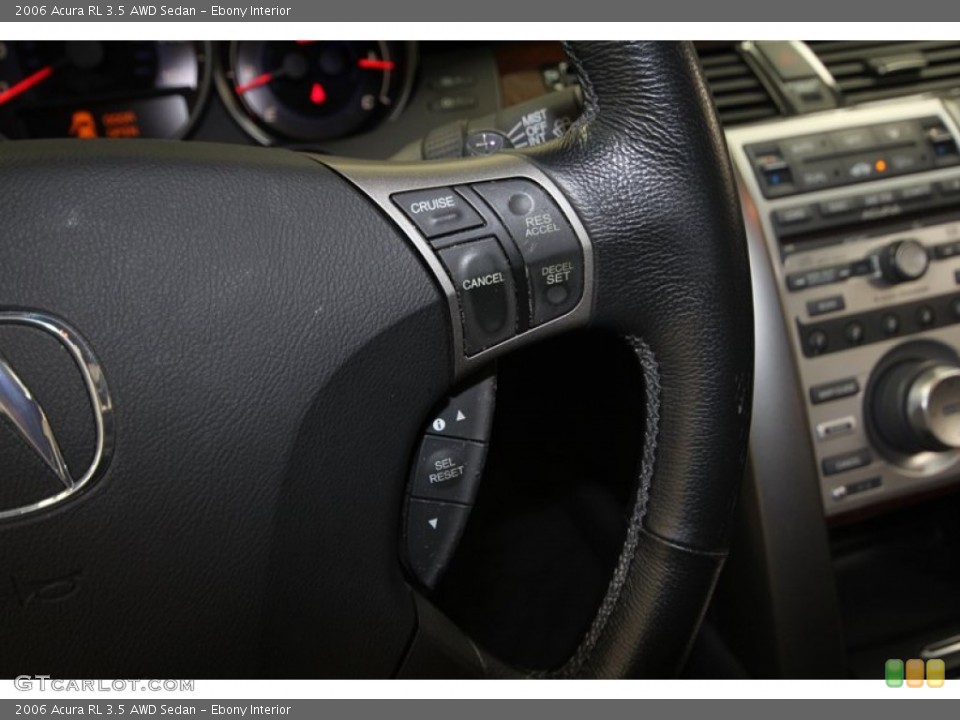 Ebony Interior Controls for the 2006 Acura RL 3.5 AWD Sedan #71388067
