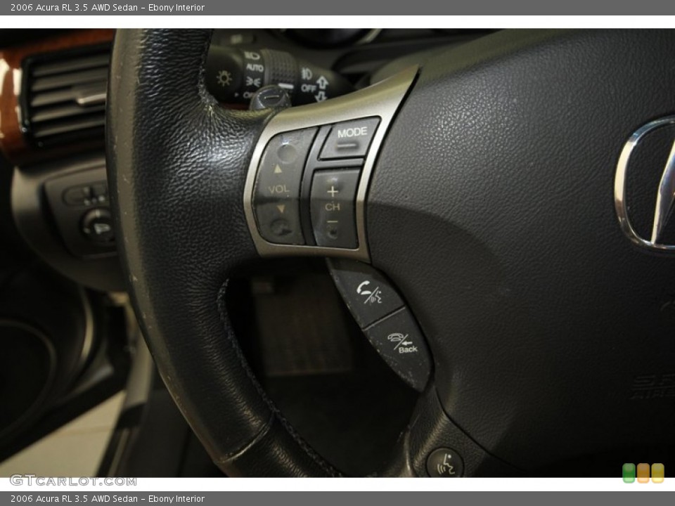 Ebony Interior Controls for the 2006 Acura RL 3.5 AWD Sedan #71388075
