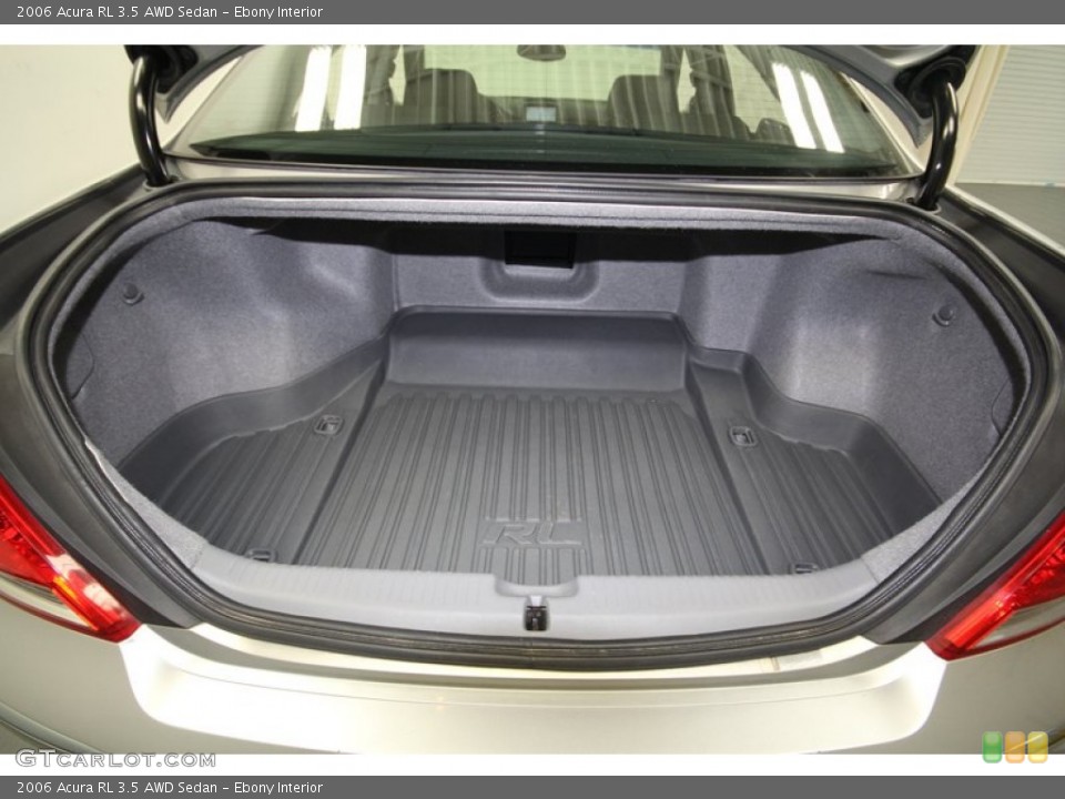 Ebony Interior Trunk for the 2006 Acura RL 3.5 AWD Sedan #71388133